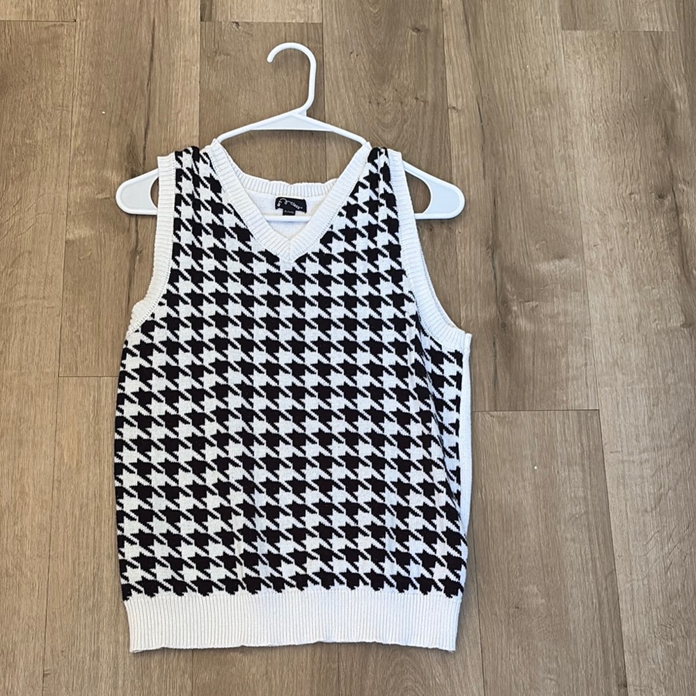 Art Class White Ribbed Sweater